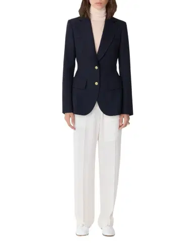 CALLAS MILANO Neptune Tailored Wool Single-Breasted Jacket | Thumbnail 1 CALLAS MILANO Neptune Tailored Wool Single-Breasted Jacket | Thumbnail 1
