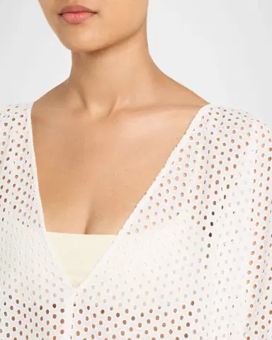 Solid & Striped The Samara Eyelet Tunic Coverup | Thumbnail 4 Solid & Striped The Samara Eyelet Tunic Coverup | Thumbnail 4