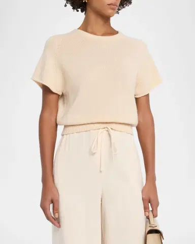 Sablyn Cashmere Short-Sleeve Sweater | Thumbnail 3 Sablyn Cashmere Short-Sleeve Sweater | Thumbnail 3