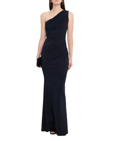 Chiara Boni La Petite Robe Zenab Sugar One-Shoulder Long Gown | Thumbnail 1 Chiara Boni La Petite Robe Zenab Sugar One-Shoulder Long Gown | Thumbnail 1