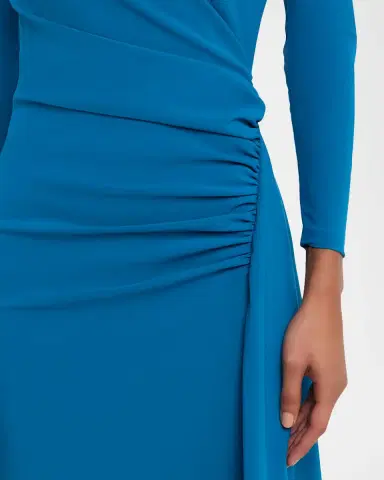 Chiara Boni La Petite Robe Koly Draped Surplice Jersey Gown | Thumbnail 4 Chiara Boni La Petite Robe Koly Draped Surplice Jersey Gown | Thumbnail 4