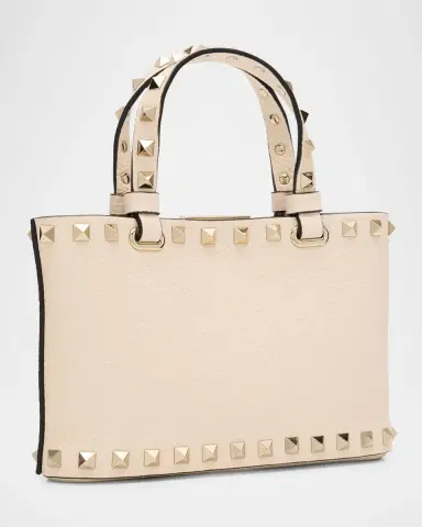 Valentino Garavani Rockstud Mini Grainy Calfskin Shopping Bag | Thumbnail 2 Valentino Garavani Rockstud Mini Grainy Calfskin Shopping Bag | Thumbnail 2