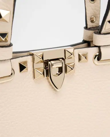 Valentino Garavani Rockstud Mini Grainy Calfskin Shopping Bag | Thumbnail 5 Valentino Garavani Rockstud Mini Grainy Calfskin Shopping Bag | Thumbnail 5