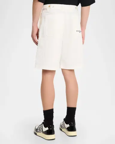 Givenchy Men 's Denim Relaxed-Fit Carpenter Shorts | Thumbnail 2 Givenchy Men 's Denim Relaxed-Fit Carpenter Shorts | Thumbnail 2