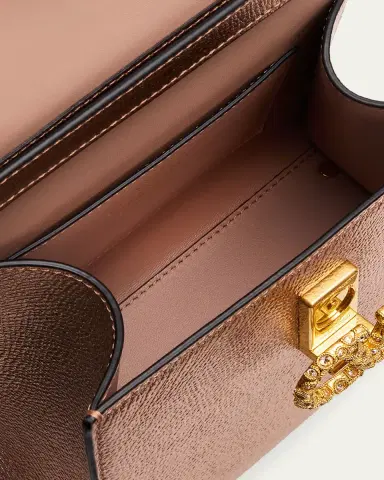 Valentino Garavani VSLING Mini Laminated Leather Top-Handle Bag | Thumbnail 4 Valentino Garavani VSLING Mini Laminated Leather Top-Handle Bag | Thumbnail 4