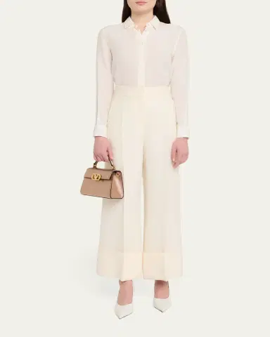 Valentino Garavani VSLING Mini Laminated Leather Top-Handle Bag | Thumbnail 5 Valentino Garavani VSLING Mini Laminated Leather Top-Handle Bag | Thumbnail 5