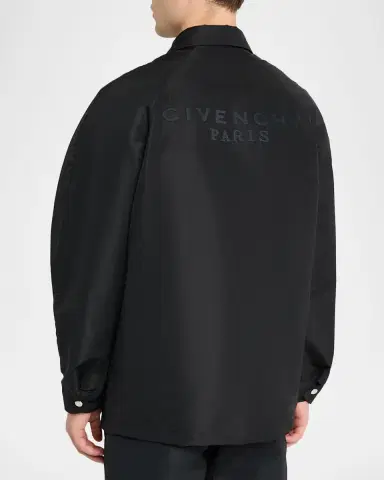 Givenchy Men's Logo Coach Jacket | Thumbnail 2 Givenchy Men's Logo Coach Jacket | Thumbnail 2