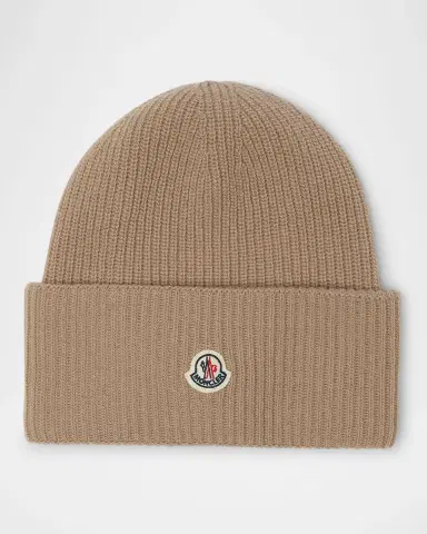 Moncler Ribbed Wool Beanie | Thumbnail 2 Moncler Ribbed Wool Beanie | Thumbnail 2