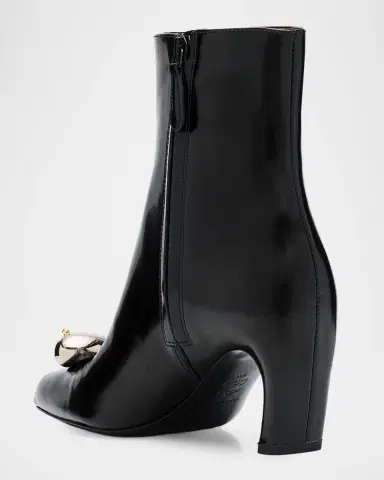 Tory Burch Pierced Leather Ankle Boots | Thumbnail 4 Tory Burch Pierced Leather Ankle Boots | Thumbnail 4
