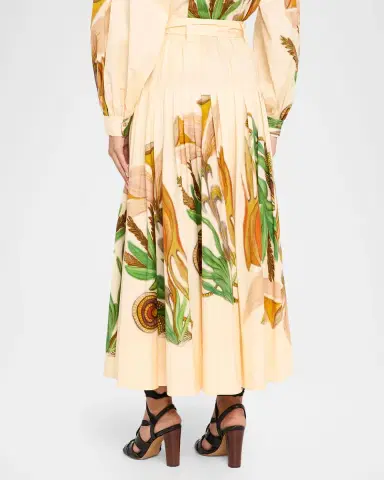 Ulla Johnson Filagree Printed Midi Skirt | Thumbnail 2 Ulla Johnson Filagree Printed Midi Skirt | Thumbnail 2