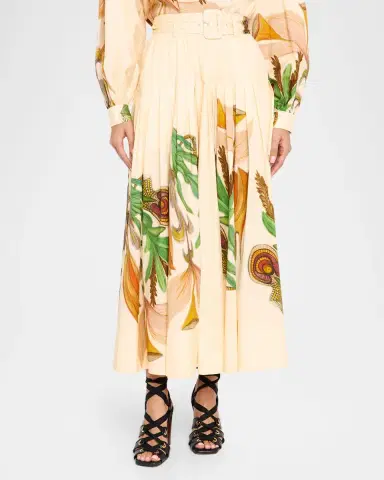 Ulla Johnson Filagree Printed Midi Skirt | Thumbnail 3 Ulla Johnson Filagree Printed Midi Skirt | Thumbnail 3