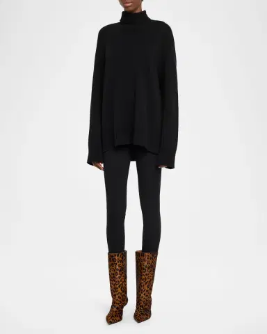 Amina Muaddi 60mm Fiona Leopard-Printed Calf Hair Boots | Thumbnail 2 Amina Muaddi 60mm Fiona Leopard-Printed Calf Hair Boots | Thumbnail 2