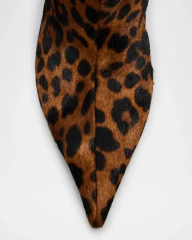 Amina Muaddi 60mm Fiona Leopard-Printed Calf Hair Boots | Thumbnail 5 Amina Muaddi 60mm Fiona Leopard-Printed Calf Hair Boots | Thumbnail 5