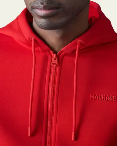 Mackage Men's Krystos Double-Face Jersey Hoodie | Thumbnail 5 Mackage Men's Krystos Double-Face Jersey Hoodie | Thumbnail 5