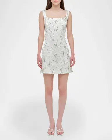 SIMKHAI Viva Embellished Sleeveless Mini Dress | Thumbnail 2 SIMKHAI Viva Embellished Sleeveless Mini Dress | Thumbnail 2