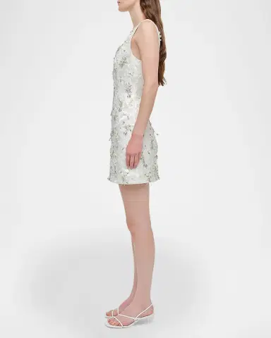 SIMKHAI Viva Embellished Sleeveless Mini Dress | Thumbnail 5 SIMKHAI Viva Embellished Sleeveless Mini Dress | Thumbnail 5