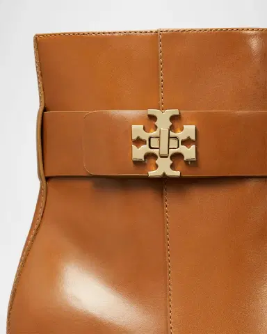 Tory Burch Turnlock Leather Ankle Boots | Thumbnail 2 Tory Burch Turnlock Leather Ankle Boots | Thumbnail 2
