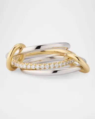 Spinelli Kilcollin Sonny Two-Tone Ring with Diamonds | Thumbnail 2 Spinelli Kilcollin Sonny Two-Tone Ring with Diamonds | Thumbnail 2