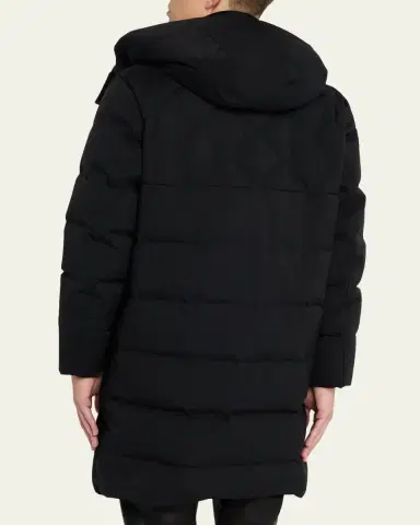 Mackage Men's Werner-Z Quilted Down Parka with Removable Bib | Thumbnail 3 Mackage Men's Werner-Z Quilted Down Parka with Removable Bib | Thumbnail 3