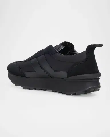 Lanvin Men's Nylon & Suede Low-Top Sneakers | Thumbnail 3 Lanvin Men's Nylon & Suede Low-Top Sneakers | Thumbnail 3