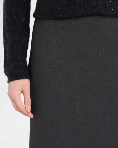 Fabiana Filippi Seamed A-Line Midi Skirt | Thumbnail 4 Fabiana Filippi Seamed A-Line Midi Skirt | Thumbnail 4