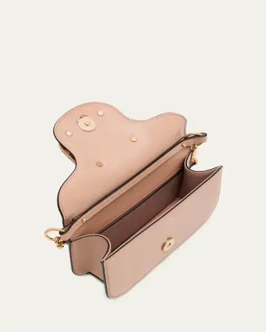 Valentino Garavani Loco Small Leather Top-Handle Bag with Jewel VLogo | Thumbnail 4 Valentino Garavani Loco Small Leather Top-Handle Bag with Jewel VLogo | Thumbnail 4