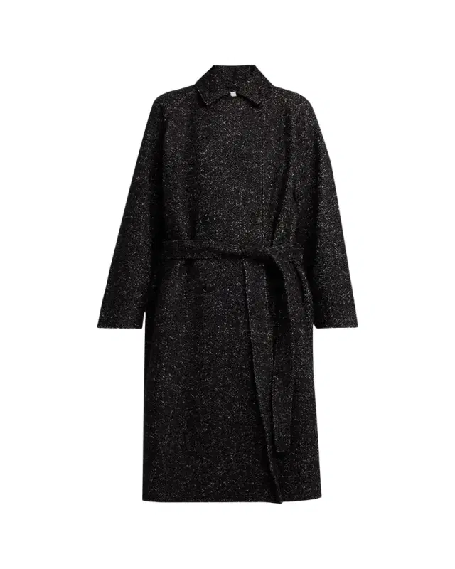 Macaria Belted Wool Oversized Coat Macaria Belted Wool Oversized Coat