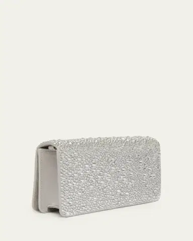Valentino Garavani Crystal VLogo Clutch Bag | Thumbnail 3 Valentino Garavani Crystal VLogo Clutch Bag | Thumbnail 3