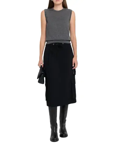 Dolce & Gabbana Drawstring Cotton Midi Cargo Skirt | Thumbnail 1 Dolce & Gabbana Drawstring Cotton Midi Cargo Skirt | Thumbnail 1