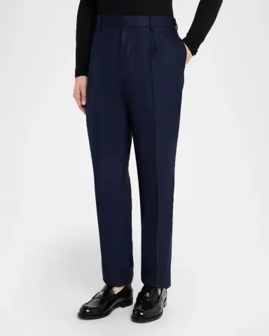 Givenchy Men's Relaxed Wool-Blend Trousers | Thumbnail 3 Givenchy Men's Relaxed Wool-Blend Trousers | Thumbnail 3