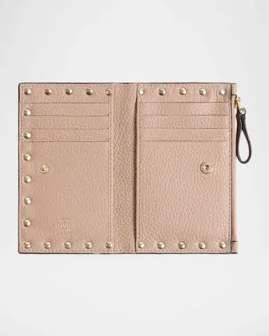 Valentino Garavani Rockstud Leather Card Holder/Coin Purse | Thumbnail 6 Valentino Garavani Rockstud Leather Card Holder/Coin Purse | Thumbnail 6