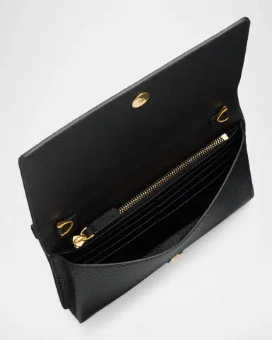 Valentino Garavani VLOGO Calfskin Leather Wallet on Chain | Thumbnail 4 Valentino Garavani VLOGO Calfskin Leather Wallet on Chain | Thumbnail 4
