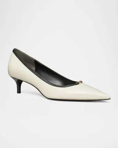 Tory Burch 4mm Double T Leather Buckle Pumps | Thumbnail 2 Tory Burch 4mm Double T Leather Buckle Pumps | Thumbnail 2