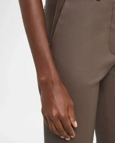 Joseph Coleman Cropped Leather Pants | Thumbnail 4 Joseph Coleman Cropped Leather Pants | Thumbnail 4
