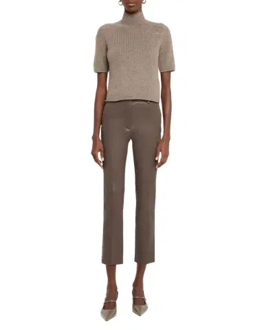 Joseph Coleman Cropped Leather Pants | Thumbnail 1 Joseph Coleman Cropped Leather Pants | Thumbnail 1