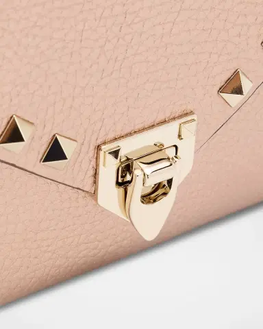Valentino Garavani Rockstud Metallic Calfskin Leather Mini Clutch Bag | Thumbnail 3 Valentino Garavani Rockstud Metallic Calfskin Leather Mini Clutch Bag | Thumbnail 3