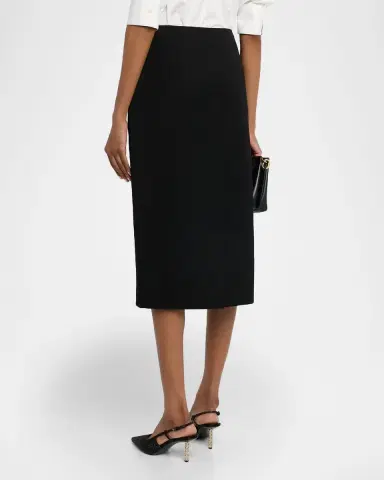 Givenchy Midi Tailored Pencil Skirt | Thumbnail 2 Givenchy Midi Tailored Pencil Skirt | Thumbnail 2