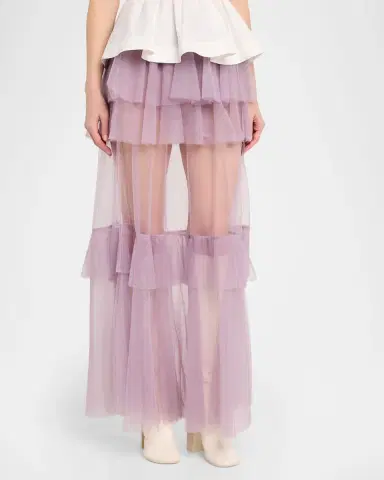 Aknvas Vilhelmine Tulle Maxi Skirt | Thumbnail 3 Aknvas Vilhelmine Tulle Maxi Skirt | Thumbnail 3
