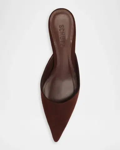 Schutz Julie Suede Kitten-Heel Pumps | Thumbnail 3 Schutz Julie Suede Kitten-Heel Pumps | Thumbnail 3