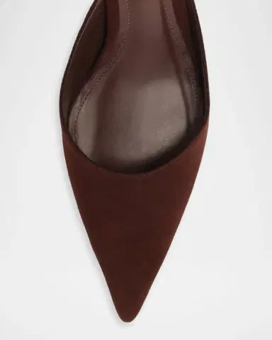 Schutz Julie Suede Kitten-Heel Pumps | Thumbnail 4 Schutz Julie Suede Kitten-Heel Pumps | Thumbnail 4