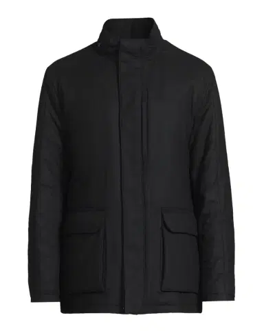 Corneliani Men's Technical Cashmere Field Jacket with Hood | Thumbnail 1 Corneliani Men's Technical Cashmere Field Jacket with Hood | Thumbnail 1