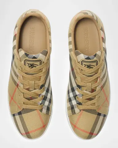 Burberry Set Check Low-Top Sneakers | Thumbnail 5 Burberry Set Check Low-Top Sneakers | Thumbnail 5