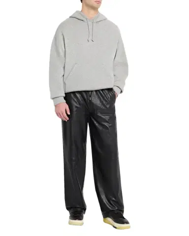 AVIREX Men's Nappa Leather Track Pants | Thumbnail 1 AVIREX Men's Nappa Leather Track Pants | Thumbnail 1