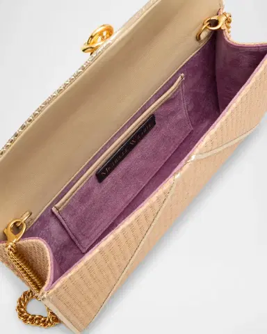 MICHELLE WILHITE Frieda Metallic Woven Clutch Bag | Thumbnail 3 MICHELLE WILHITE Frieda Metallic Woven Clutch Bag | Thumbnail 3