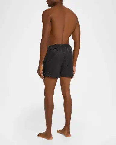 Casablanca Men's Tonal Monogram Jacquard Swim Shorts | Thumbnail 2 Casablanca Men's Tonal Monogram Jacquard Swim Shorts | Thumbnail 2