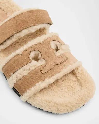 Tory Burch Ines Shearling Sport Slide Sandals | Thumbnail 4 Tory Burch Ines Shearling Sport Slide Sandals | Thumbnail 4