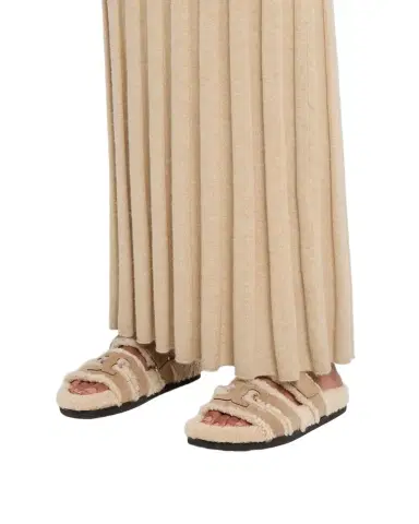 Tory Burch Ines Shearling Sport Slide Sandals | Thumbnail 1 Tory Burch Ines Shearling Sport Slide Sandals | Thumbnail 1