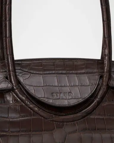Staud Maude Croc-Embossed Leather Shoulder Bag | Thumbnail 5 Staud Maude Croc-Embossed Leather Shoulder Bag | Thumbnail 5