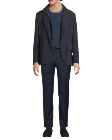 CORNELIANI Men's ID Sport Jacket with Detachable Vest | Thumbnail 1 CORNELIANI Men's ID Sport Jacket with Detachable Vest | Thumbnail 1