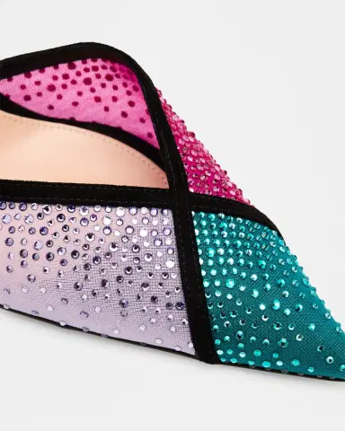 Gianvito Rossi 95mm Suede-Trimmed Crystal-Embellished Mesh Pumps | Thumbnail 14 Gianvito Rossi 95mm Suede-Trimmed Crystal-Embellished Mesh Pumps | Thumbnail 14